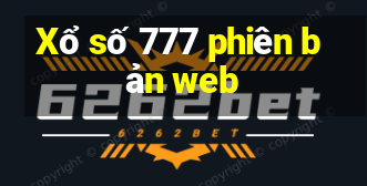 Xổ số 777 phiên bản web