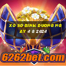 xo so binh duong ngay 4 8 2024