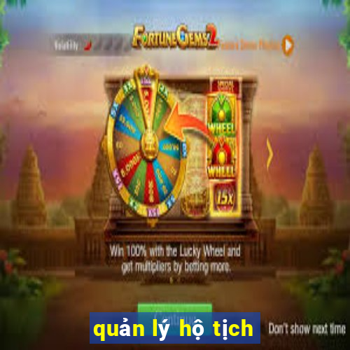 quản lý hộ tịch