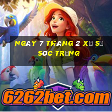 ngày 7 tháng 2 xổ số sóc trăng