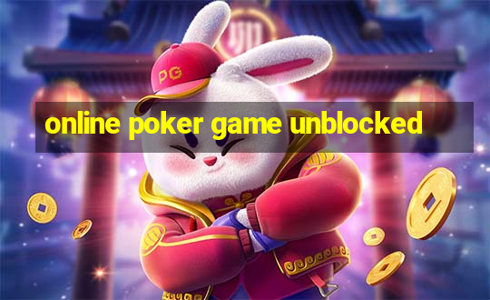 online poker game unblocked