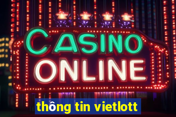 thông tin vietlott