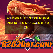 kết quả xổ số tiền giang chủ nhật hàng tuần