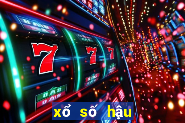 xổ số hậu giang 20 tháng 04